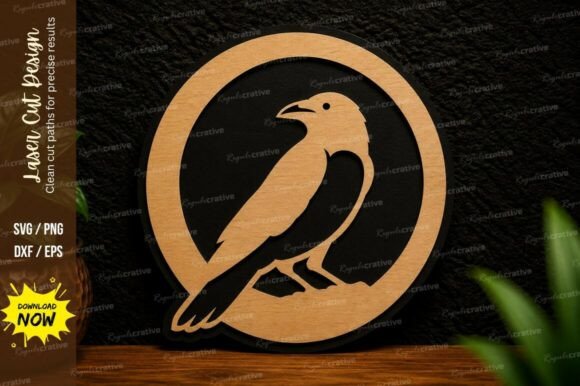Bird Circle Laser Cut SVG: Your Design Essential