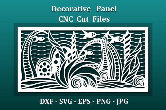 Underwater World Wall Art Panel Lasercut: Dive Into Decor